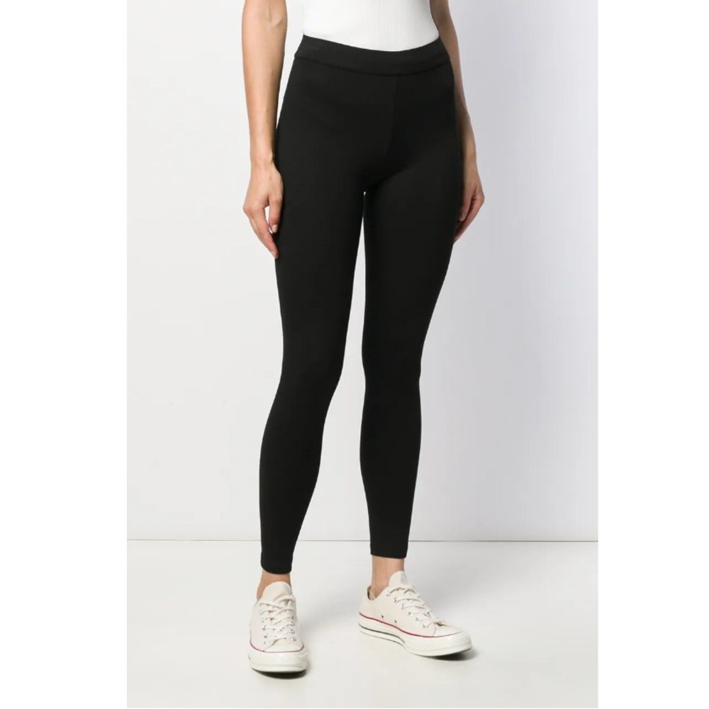 Vince Women's Black Ponte High-Waisted Seamed Pull On Leggings Size XS NWOT